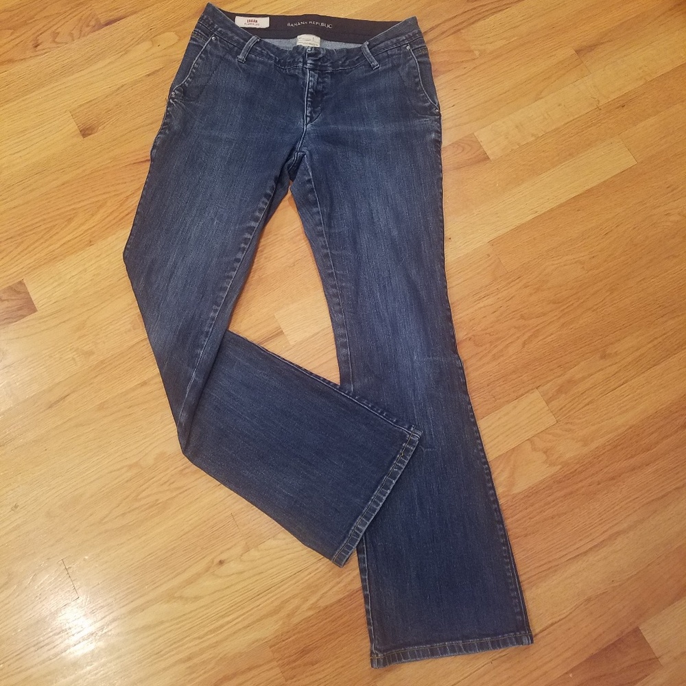 Banana Republic Urban Flared Stretch Jeans-Size 4